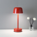 LumaGlow Rechargeable LED Table Lamp – Cordless Ambient Lighting | Dimmable Modern Metal Lamp