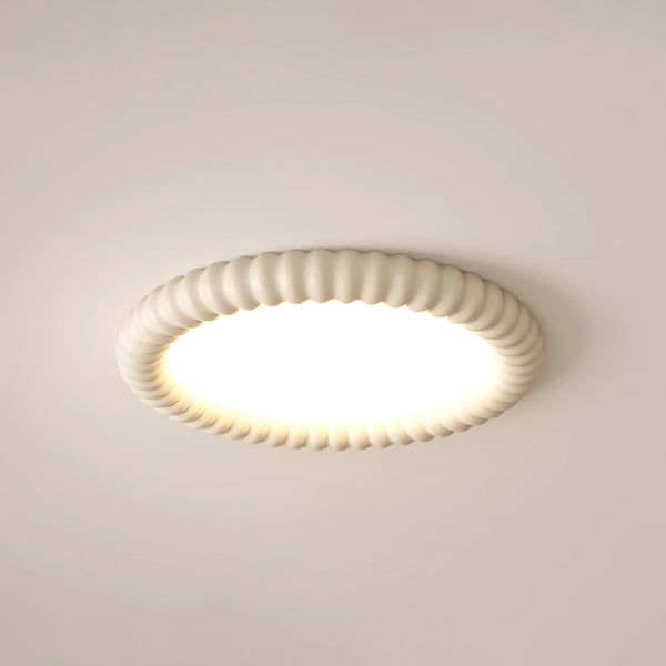 Ripple Halo Ceiling Light – Modern Ripple LED Ceiling Lamp | Minimalist Ambient Interior Lighting