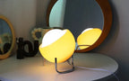 LumiEgg Retro Bauhaus Table Lamp – Glass LED Table Lamp | Nordic Minimalist Lighting