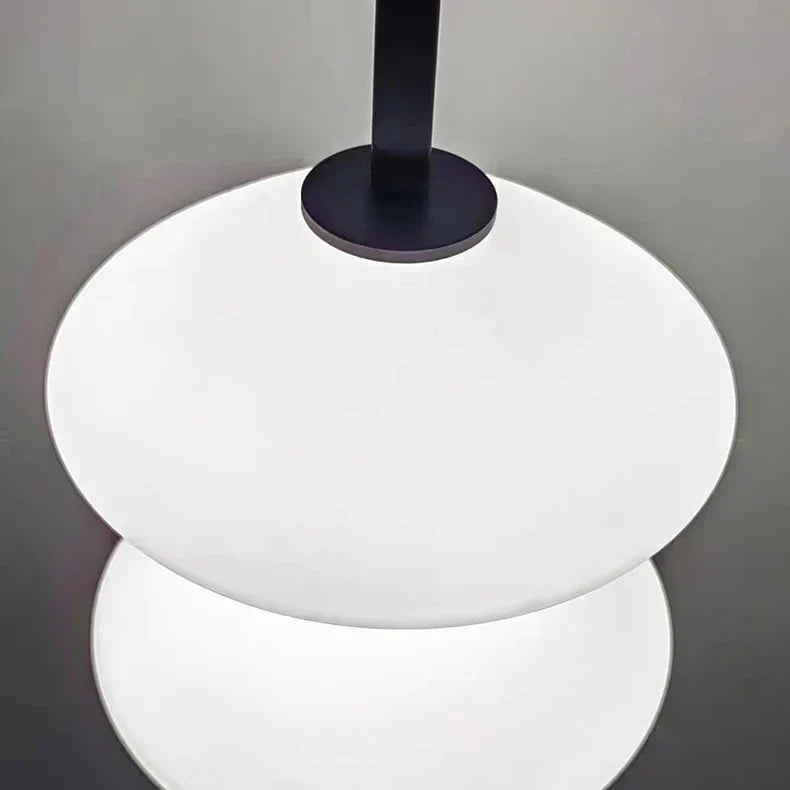 Modern White Glass Pendant Light – Adjustable LED Hanging Ceiling Fixture | Contemporary Globe Chandelier | Elegant Home Lighting