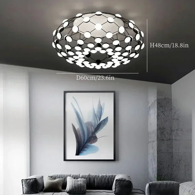 Modern Linear Pendant Light – Minimalist E26 Ceiling Lamp | Contemporary Ambient Lighting | Sleek Interior Statement