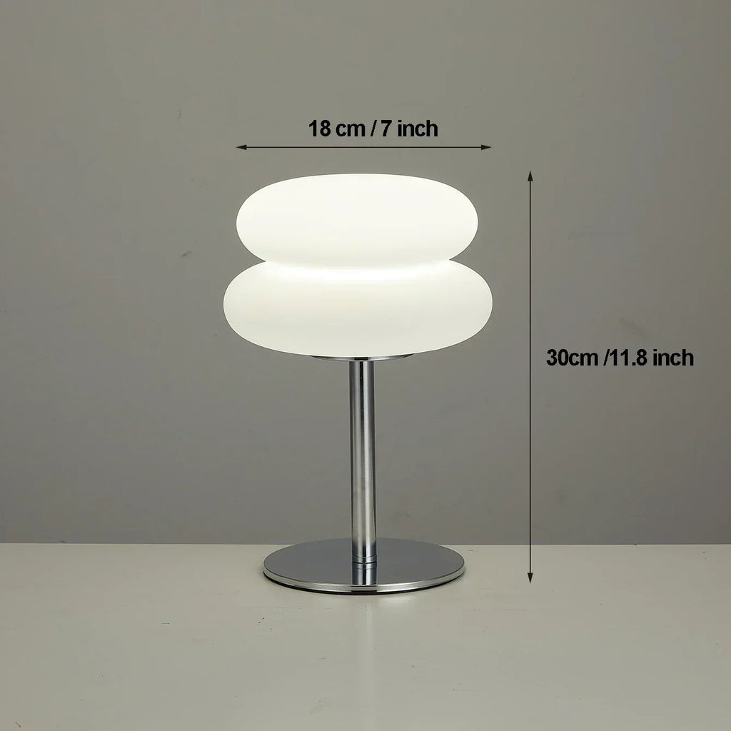 LumiMush Bauhaus Table Lamp – Retro Mushroom Lamp with 9-Level Dimming