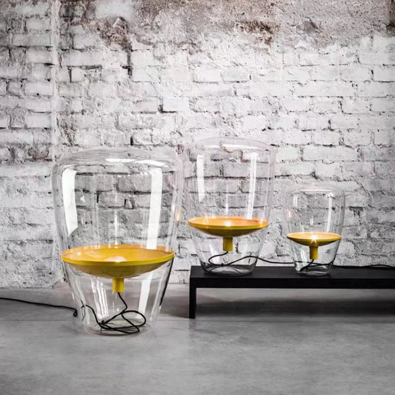 AuroraGlow – Nordic Designer Glass Table Lamp