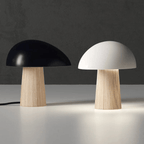 Nordiva Table Lamp – Scandinavian Wooden Accent Lighting | Modern Minimalist Design