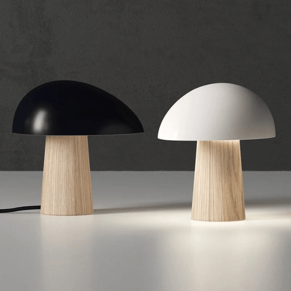 Nordiva Table Lamp – Scandinavian Wooden Accent Lighting | Modern Minimalist Design