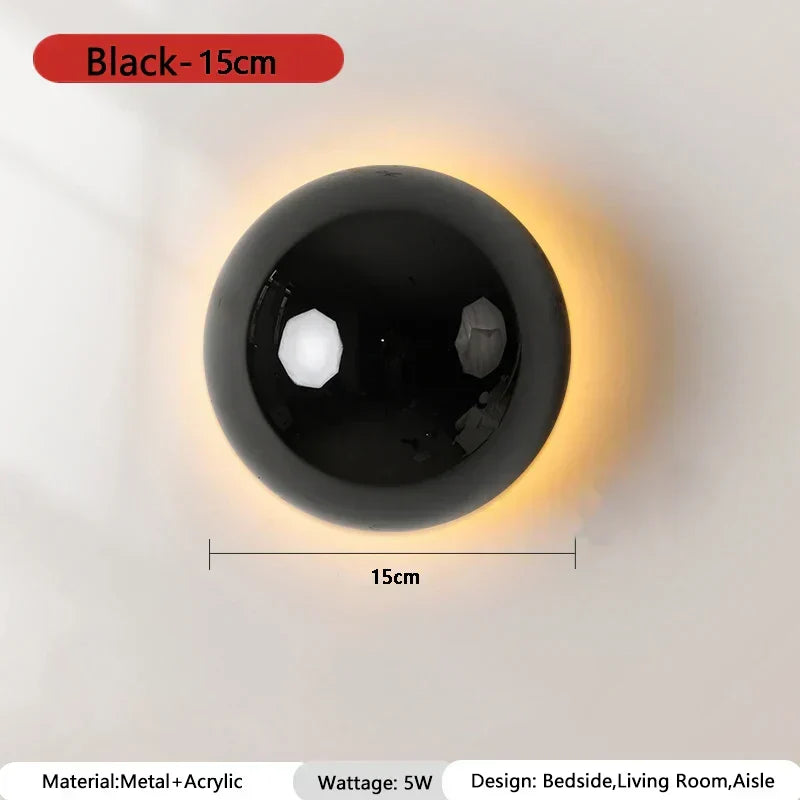 Orvello Round Wall Light – Bauhaus LED Wall Lamp | Modern Up & Down Ambient Lighting