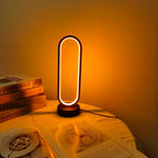 LunaHalo – Dimmable LED Ring Table Lamp for Bedrooms & Living Spaces