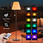 Solisphere Table Lamp – Rechargeable RGB Solar Light | Portable Indoor & Outdoor Ambient Lighting