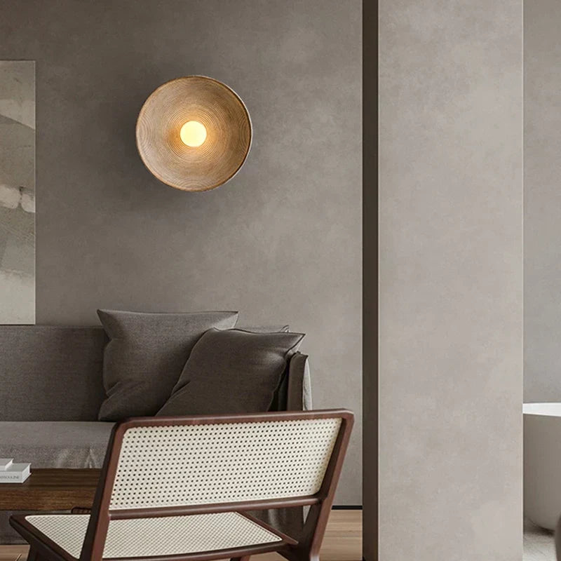 SpinAura LED Wall Light – Modern Spiral Wall Lamp | Up & Down Ambient Lighting | Contemporary Interior Design