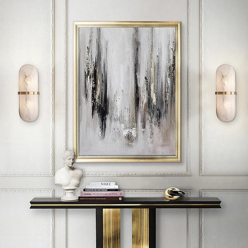 Imperia Marble Wall Light – Luxury Up & Down Sconce | Designer Ambient Lighting