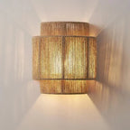 MoriRope Wall Light – Handcrafted Hemp Rope Wall Lamp | Rustic Ambient Lighting | Natural Artisan Décor
