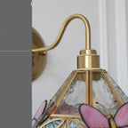 Nordique Glass Wall Light – Scandinavian Brass Sconce | Clear Glass Ambient Lighting | Contemporary Interior Elegance