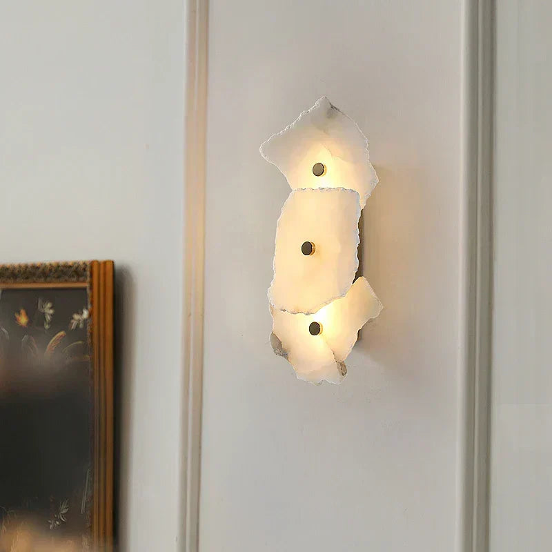 Aurelia Alabaster Wall Light – Spanish Stone Wall Lamp | Luxury Ambient Lighting | Modern Classic Interior Design