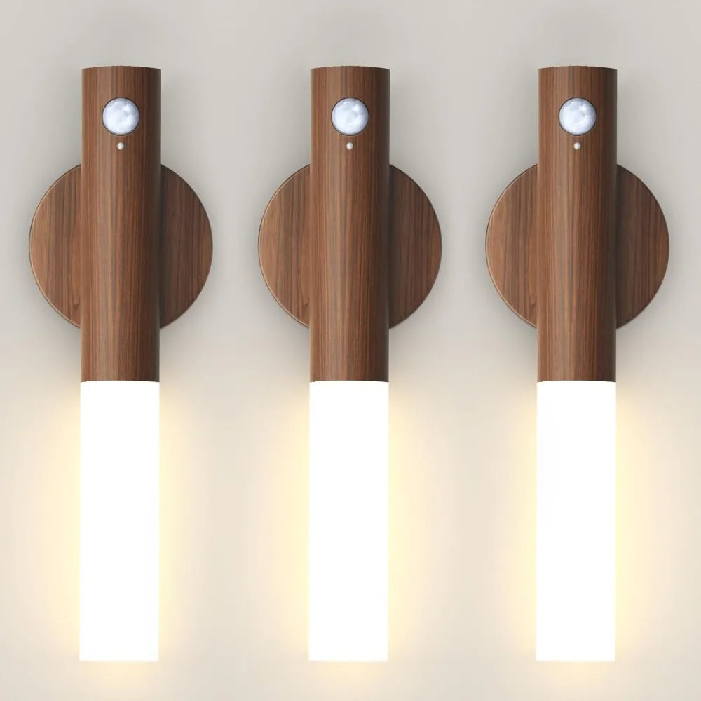 LumiSense Motion Wall Light – Wireless Rechargeable LED Sconce | Smart Sensor Lighting