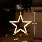 SantaGlow LED Window Light – Santa Claus Suction Cup Decoration | Festive Christmas Window Lamp