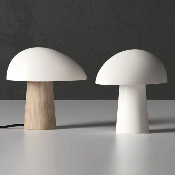 Nordiva Table Lamp – Scandinavian Wooden Accent Lighting | Modern Minimalist Design