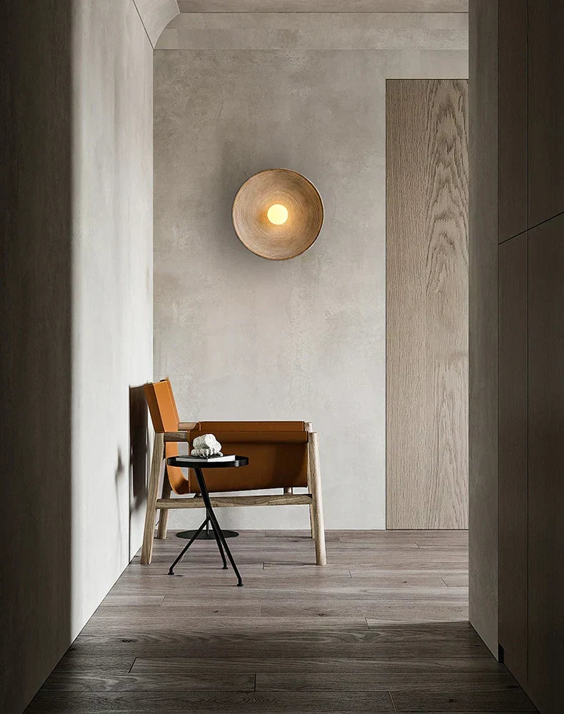SpinAura LED Wall Light – Modern Spiral Wall Lamp | Up & Down Ambient Lighting | Contemporary Interior Design