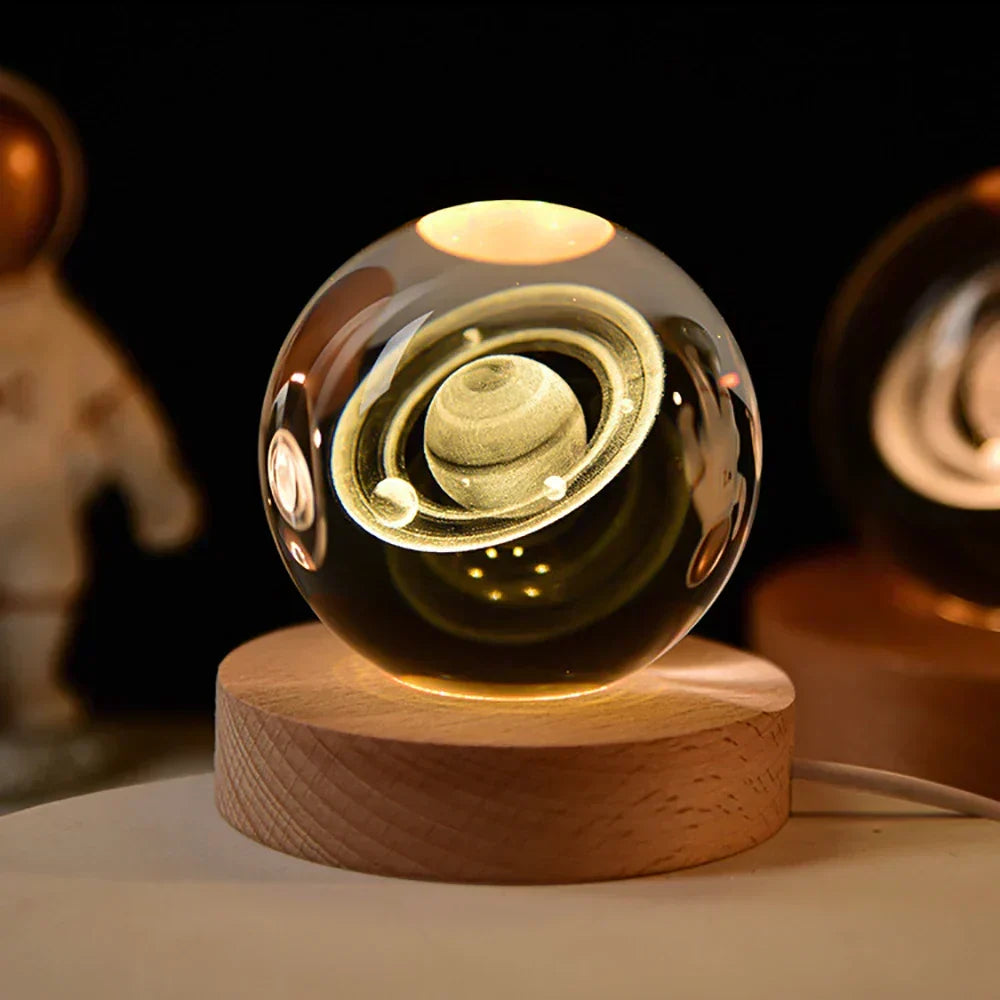 Lumea Galaxy Crystal Night Light – Celestial Ambience for Every Space