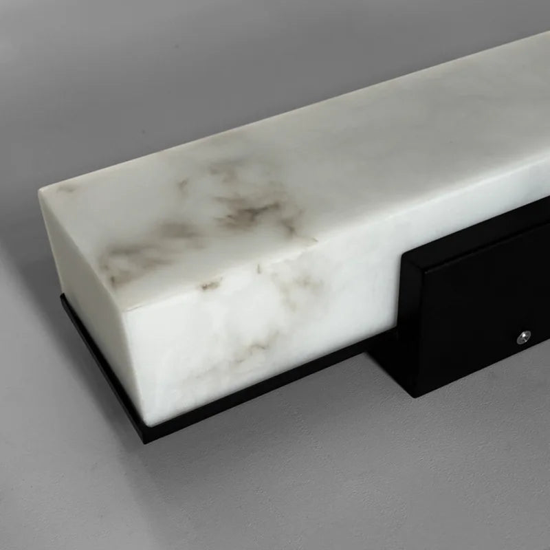 Marbella LED Outdoor Wall Light – Waterproof Marble-Effect Exterior Wall Lamp | Modern Stainless Steel Lighting