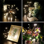 SternFeuer LED Firework Christmas Lights – Battery-Powered Fairy Lights for Home, Garden & Festive Decorations