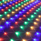 LumiGrid Net LED Lights – Decorative Mesh Fairy Lights | 8 Lighting Modes | Indoor & Outdoor Celebration Lighting