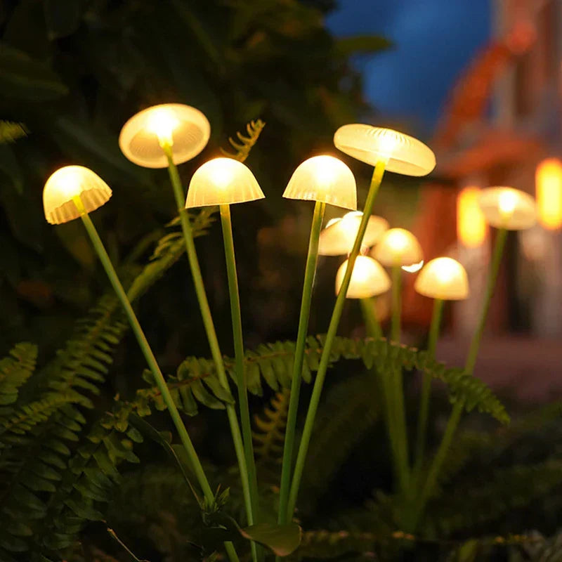 FairyGlow Solar Mushroom Light – Decorative LED Garden Lamp | Automatic Outdoor Path & Garden Lighting