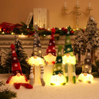 LUMIGNOME LED Christmas Gnome – Illuminated Scandinavian Plush Decoration | Festive Holiday Ornament