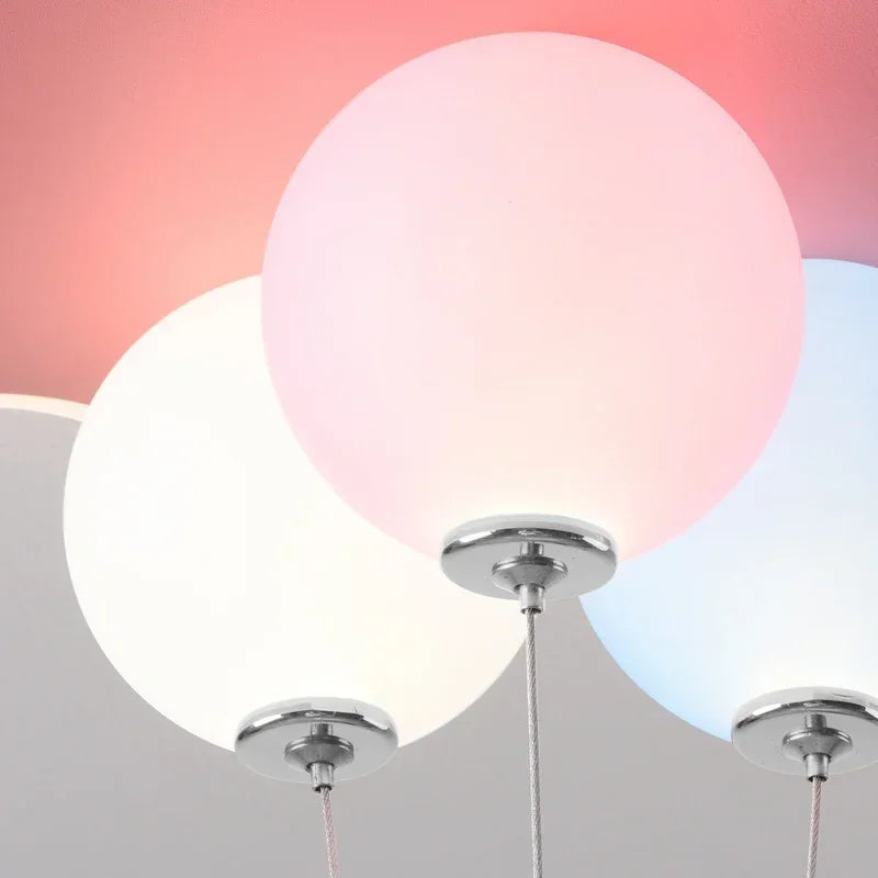 Cosmolume Cloud Pendant Light – Nordic Astronaut LED Hanging Lamp | Playful Designer Lighting for Kids’ Rooms