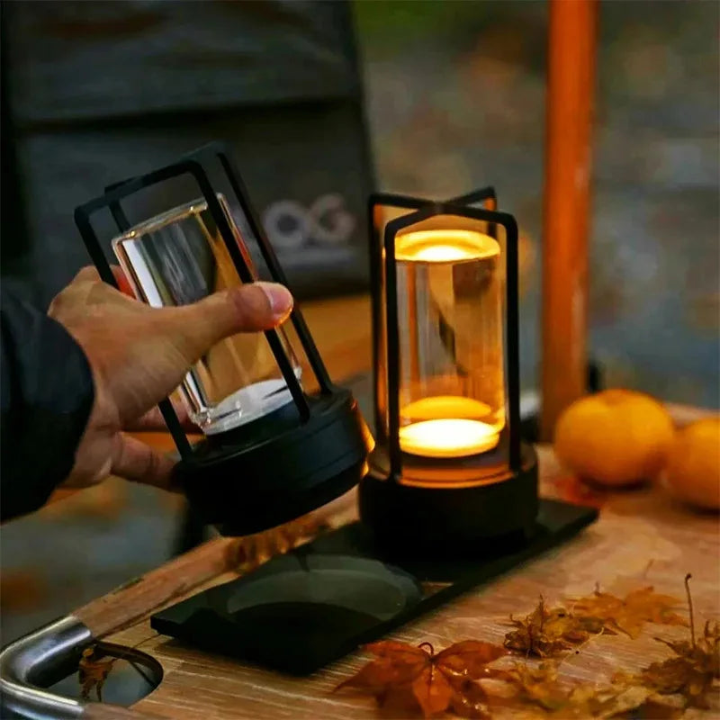 LumiCrystal Touch LED Crystal Table Lamp – Rechargeable Ambient Lamp with Elegant Crystal Effect