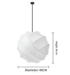 Wabi Sabi Paper Pendant Light – Handcrafted Japanese Ceiling Lamp | Soft Ambient Lighting | Timeless Zen-Inspired Design