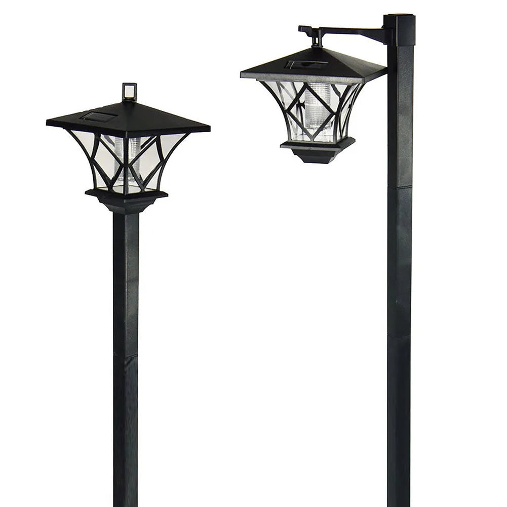 Aurelis Solar Post Light – 2-in-1 Vintage Garden Lamp | Solar Powered Outdoor Lighting for Entrances & Pathways