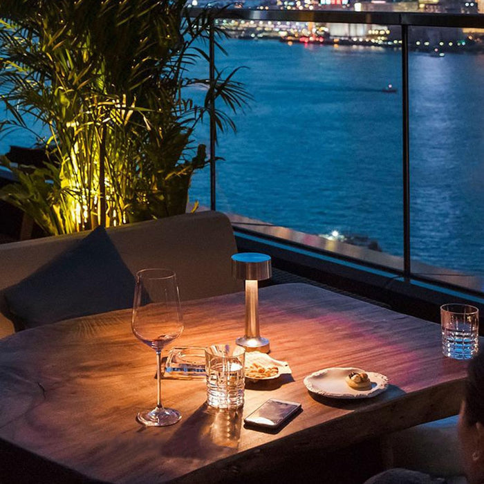 LuxeTable Rechargeable LED Lamp – Cordless Restaurant & Bar Table Light | Ambient Hospitality Lighting