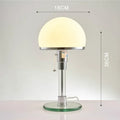Luméhaus Table Lamp – Nordic Glass & Chrome Designer Lamp | Modern Ambient Lighting for Elegant Interiors