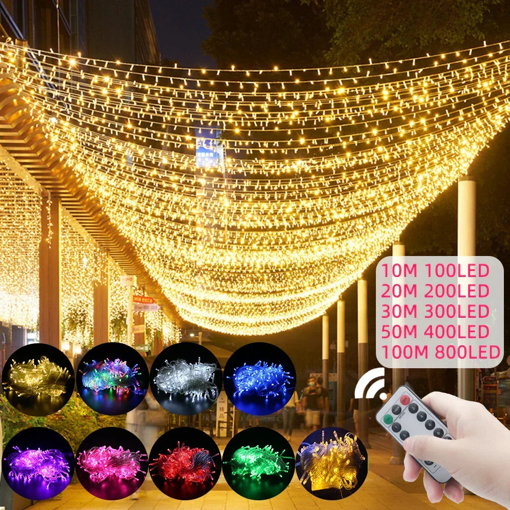 LumiGlow LED String Lights – Waterproof Decorative Fairy Lights | Indoor & Outdoor Festive Lighting