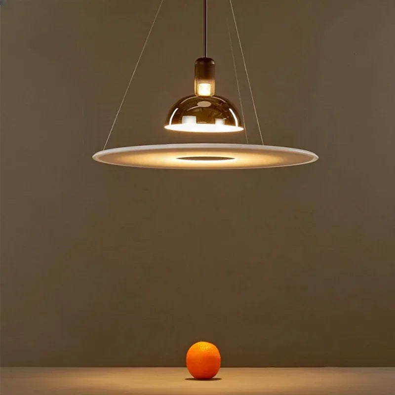 Modern Designer Pendant Light – Minimalist E26 Ceiling Lamp | Contemporary Dining & Bar Lighting | Luxury Interior Statement