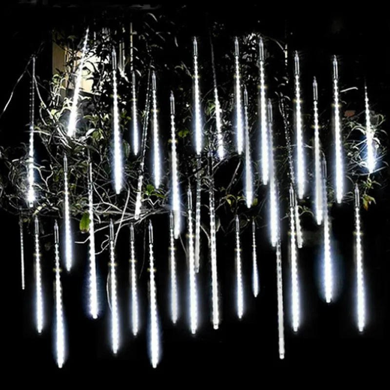 StarFall Solar Meteor Lights – Waterproof LED Rain Tube Lights | Outdoor Garden & Festive Lighting