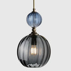 PrismGlow Glass Pendant Light – Scandinavian Ceiling Lamp | Coloured Glass Lighting | Contemporary Interior Accent