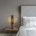 BonboriGlow Nordic Glass Lamp – Minimalist Amber & Smoke Grey Designer Lamp