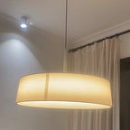 LunaWeave Pendant Light – Minimalist Fabric Ceiling Lamp | Contemporary LED Ambient Lighting