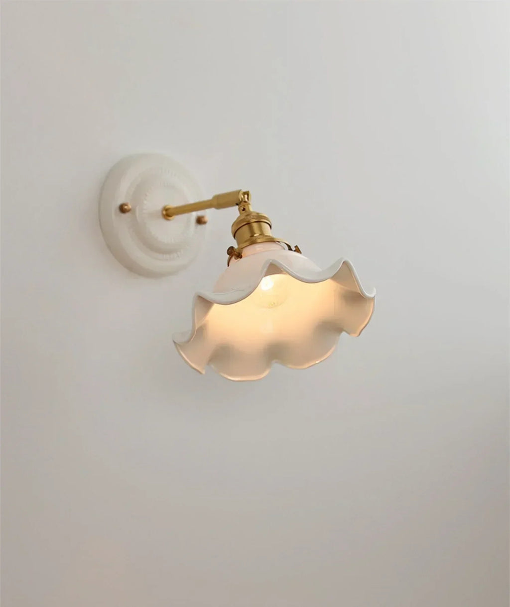 Aurelle Ceramic Wall Light – Adjustable E26 Wall Lamp | Contemporary Copper Lighting | Elegant Interior Illumination