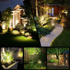 Vortexa Landscape Spotlight – Waterproof LED Garden Light | Outdoor Pathway & Accent Lighting with Plug System