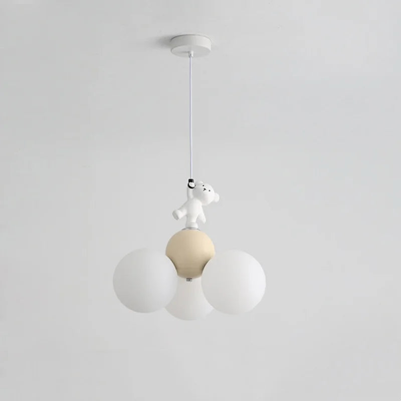 Cubilume Bear Ceiling Light – Cartoon Balloon LED Lamp | Playful Kids Room Lighting for Imaginative Spaces