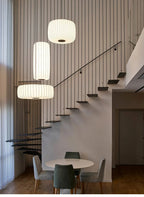 Serenea Silk Pendant Light – Wabi-Sabi Hanging Lamp | Japanese Nordic Ceiling Light for Elegant Interiors