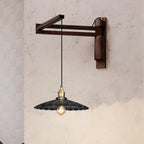 Hinoki Swing Wall Light – Japanese Wooden Wall Lamp | Adjustable Nordic Reading & Ambient Lighting