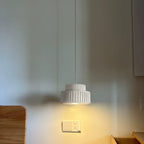 Veloura Resin Pendant Light – Nordic LED Ceiling Lamp | Minimalist Japandi Lighting for Modern Interiors
