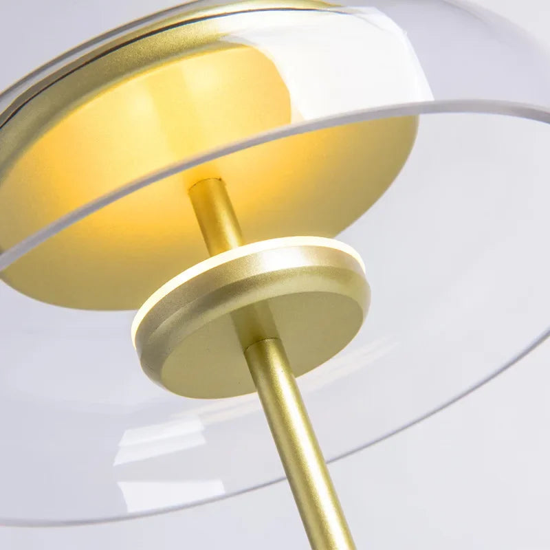 Aurélo – Designer Glass Table Lamp with LED & Postmodern Style
