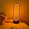 LunaHalo – Dimmable LED Ring Table Lamp for Bedrooms & Living Spaces