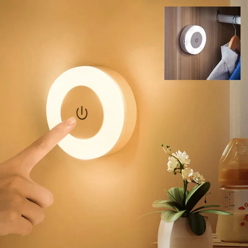 Novalyte Touch Lamp – Rechargeable LED Night Light | Portable Ambient Table Lamp for Modern Spaces