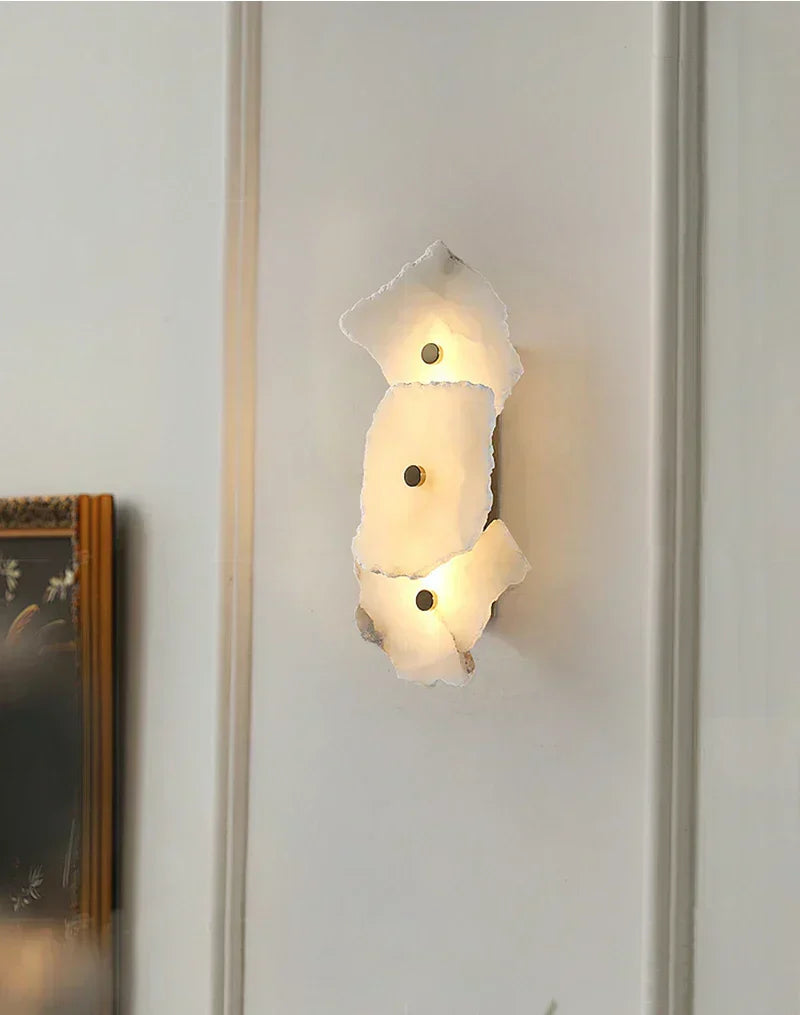 Aurelia Alabaster Wall Light – Spanish Stone Wall Lamp | Luxury Ambient Lighting | Modern Classic Interior Design