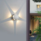 Orion Aluminium Globe Wall Light – Modern Outdoor LED Wall Lamp | IP65 Weatherproof | Contemporary Architectural Lighting